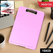 A4 Size Hard Plastic Clipboard File Folder (1 Pc) thumbnail 5