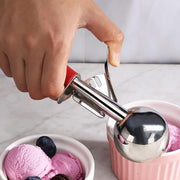 Apex Ice Cream Scoop  70 Ml Stainless Steel Head With Ergonomic Handle (1 Pc) thumbnail 4