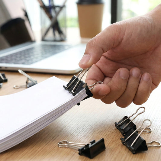 Binder Clip Paper Holder (2 Pc  19mm)