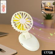 17708 Mini Usb Handheld Fan Portable Rechargeable Mini Fan For Home Office Travel And Outdoor Use (1 Pc) thumbnail 5