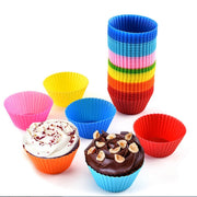 0700 Silicone Cupcake Shaped Baking Mold Fondant Cake Tool Chocolate Candy Cookies Pastry Soap Moulds thumbnail 3