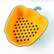 Pepper-shape 2-in-1 Washing Bowl - (1 Pc) thumbnail 1