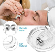 0349 Anti Snore Device For Men And Woman Silicone Magnetic Nose Clip For Heavy Snoring Sleeper Snore Stopper Anti Snoring Device (1 Pc) thumbnail 6