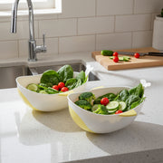Plastic Rice Pulses Fruits Vegetable Noodles Pasta Washing Bowl And Strainer (2 Pc) thumbnail 4