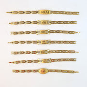 Metal Rakhi Bracelet For Brother Chain Rakhi With Wording (Mix Design 1 Pc) thumbnail 1