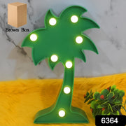 Led Night Light Coconut Tree Light Romantic Table Lamp (1 Pc  Battery Not Included) thumbnail 7