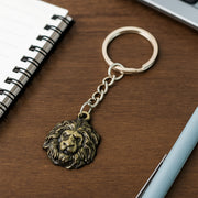 Premium Lion Head Metal Keychain (1 Pc) thumbnail 3