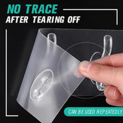4992 Adhesive Transparent Heavy Duty Wall Hook thumbnail 3