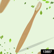 Wooden  Bamboo Brush Toothbrush Ultra Soft Bristles (1 Pc) thumbnail 6