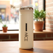 Premium White Glass Water Bottle (1 Pc 400 Ml) thumbnail 2
