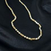 Gold-tone Designer Chain Necklace (1 Pc) thumbnail 5