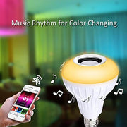 1363 Wireless Bluetooth Sensor 12w Music Multicolor Led Bulb With Remote Controller thumbnail 1