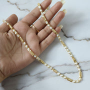 Gold-tone Designer Chain Necklace (1 Pc) thumbnail 4