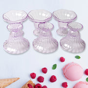 8216 Crystal Plastic Ice-cream Bowl Home  Kitchen Serving Platter Or Dessert Cup For Sundae Sweets Snacks Fruit Pudding Nuts Or Dip Serving Bowls (Crystal Cups Set Of 6) thumbnail 5
