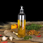 2138  1ltr Oil Dispenserwith Lid - Clear Drip Free Spout Controlled Use thumbnail 2