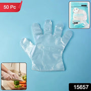 Disposable Clear Gloves 50 Pc Pack thumbnail 7