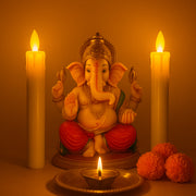 Set Of 2 Led Flameless Taper Candles thumbnail 4