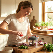 Compact Manual Hand-press Vegetable Chopper (1 Pc) thumbnail 2