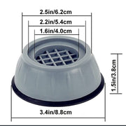 1769 Anti Vibration Pads With Suction Cup Feet thumbnail 2
