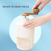 5771 Portable Gola Maker Ice Crusher And Shaved Ice Machine Hand Shaved Ice Machine Manual Fruit Smoothie Machine Mini Household Ice Shaver Small Ice Crusher thumbnail 3