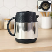 Tea And Coffee Thermos Flask And 6 Ceramic Cups (1 Set) thumbnail 5