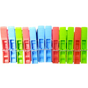 1364 Multipurpose 12 Pcs Cloth Clips (Multicolour) thumbnail 2