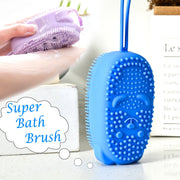 1448 Silicone Bubble Bath Spa Super Soft Body Scrubbing Brush thumbnail 1