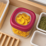 Transparent Twist Lock Kitchen Storage Container Set (Approx 800ml  2pc) thumbnail 4