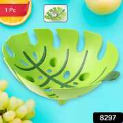 Leaf-shaped Plastic Fruit Basket (1 Pc) thumbnail 7