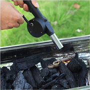 2282 Portable Hand Crank Air Blower Fan For Charcoal Grill Bbq thumbnail 1