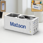 Container-style Multi-compartment Desk Organizer (1 Pc) thumbnail 1