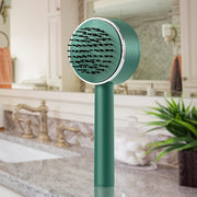 6034 Air Cushion Massage Brush Airbag Massage Comb With Long Handle Self-cleaning Hair Brush Detangling Anti-static For All Hair thumbnail 5
