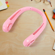 0616 Portable Neck Fan Holiday Hands Free Bladeless Neck Fan 360 Cooling Hanging Fan Usb Rechargeable Personal Neck Fan Wearable Neck Fan Suitable For Traveling thumbnail 3