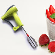 0703 Power Free Manual Hand Blender With Stainless Steel Blades Milk Lassi Maker Egg Beater Mixer Rawai thumbnail 1