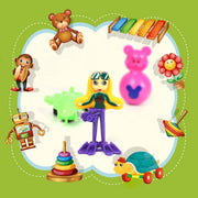 4488 12pc Mix All New Toy And Plastic Pouch Mix All Types Playing Toy For Kids thumbnail 1