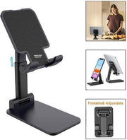 6032 Foldable Mobile Stand With Angle Adjustable Desktop Table Mobile Holder thumbnail 2