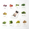 Kidkraft 32-piece Educational Vegetable Flash Cards Set