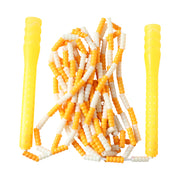 Yellow  White Beaded Skipping Jump Rope (1 Set) thumbnail 3
