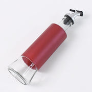 Glass Oil Dispenser With Plastic Covering Oil And Vinegar Bottle (300 Ml) thumbnail 3