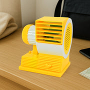 Mini Dual-blade Portable Usb Table Fan thumbnail 2