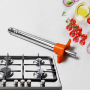 8213 2 In 1 Kitchen Combo Lighter Stainless Steel Durable Gas Lighter With Vegetable Cutter Peeler For Kitchen Steel Gas Lighter (2 Pc Set) thumbnail 4
