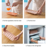 Durable Plastic Ice Cube Tray (1 Pc) thumbnail 5