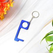 Metal Key Shape Keychain Door Opener Tool (1 Pc) thumbnail 3