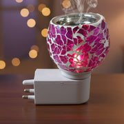 Premium Plug-in Mosaic Glass Aroma Diffuser  Night Lamp (1 Pc) thumbnail 4