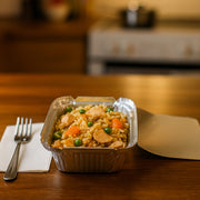 Disposable Aluminium Food Containers With Lids  250 Ml Capacity (Pack Of 25) thumbnail 3
