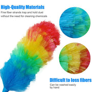6321 Colorful Feather Duster  Microfiber Duster For Cleaning  Dusting Stick  Dusting Brush thumbnail 6