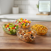 Transparent Multipurpose Serving Bowl Set (4 Pc Set) thumbnail 5