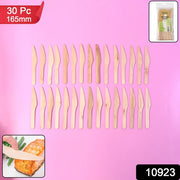 165mm Wooden Knife  30 Pcs Pack thumbnail 5