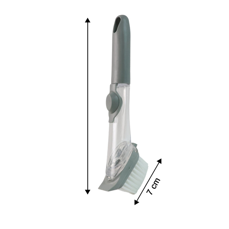 2 In 1 Soap-dispensing Dish Brush - (Set)