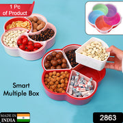 2863 5compartments Party Food Storage Snack Nuts Box For Peanuts Fruits And Candy Box For Home  Kitchen Use thumbnail 6